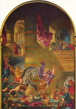 ウジェーヌ・ドラクロワ Painting - ヘリオドロスの追放 1861年 ウジェーヌ・ドラクロワ